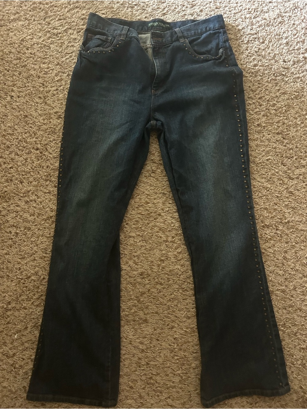 Vintage Ralph Lauren Studded Jeans 10 women